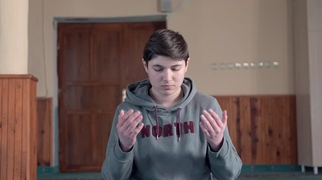 Muslim Praying for Ramadan