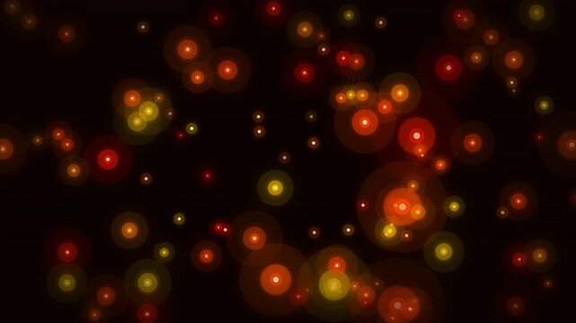 Lava Flow Node Network Animation - Molten Red Orange Connected Mesh 4K Seamless Loop