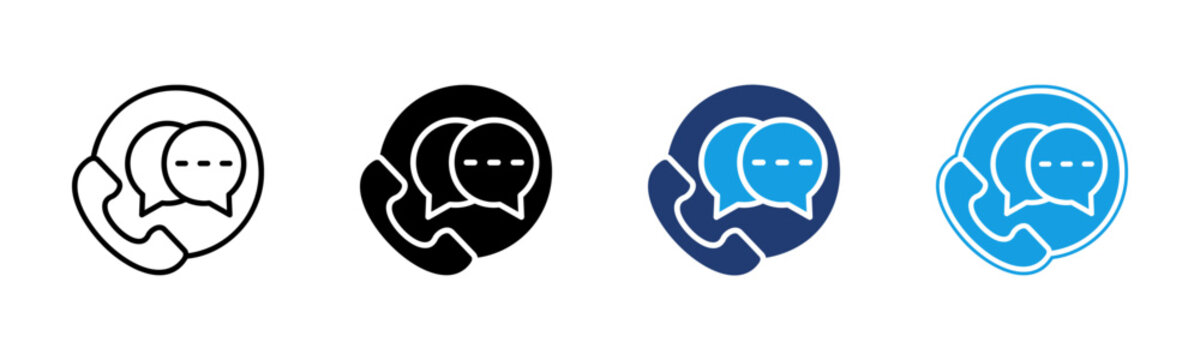 Help Chat icon multiple style collection