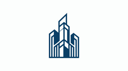 Fototapeta premium Modern Corporate Building Logo Design.
