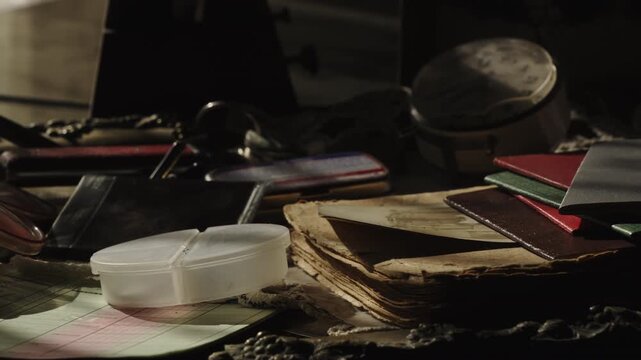 A slow pan across accumulated belongings tells a story of memory, attachment, and the passage of time. Ideal for themes of nostalgia, hoarding, inheritance, and life history.