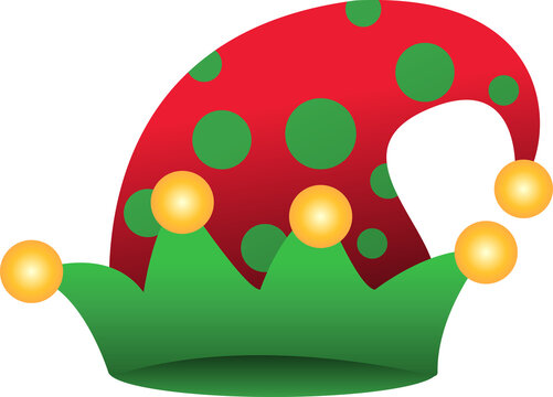 Christmas Elf Hat Illustration