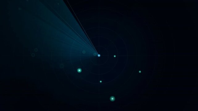 Arctic Signal Clean Technology Animation - Cold Digital Pulse Minimal 4K Seamless Loop