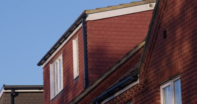 Shot of a Dormer extension on a house in a UK garden