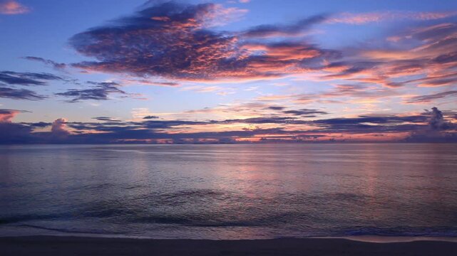 与論島の夕日