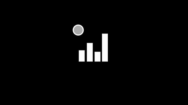 4K Vision to the next goal, entrepreneur ascend on upward chart seek next objective. chart up clear success.