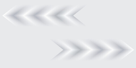 Abstract white and grey arrows futuristic technology background concept high-speed movement. Dynamic motion hi tech digital arrows and stripes. 3D vector illustration © fira