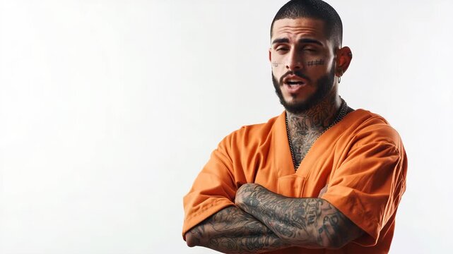 Prisoner inmate talking