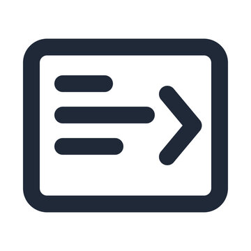 Code editor line icon, coding outline symbol
