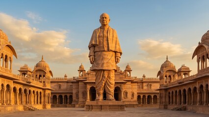 Fototapeta premium Heritage Sandstone Sardar Vallabhbhai Patel Monument