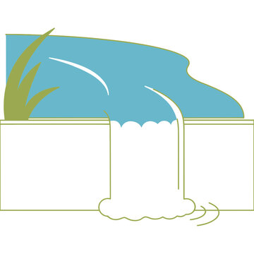 Water cycle diagram with evaporation condensation and precipitation