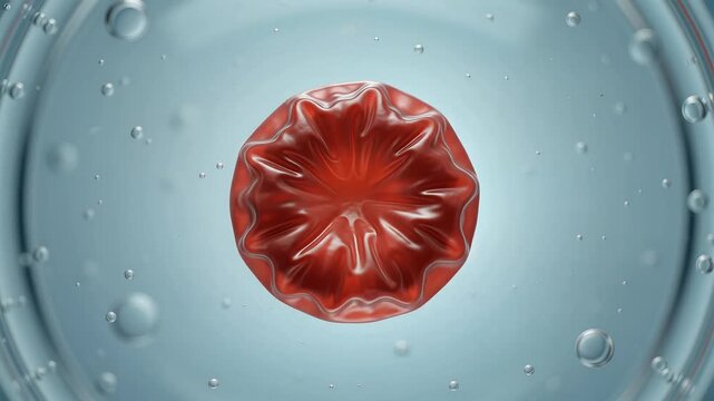 Erythrocyte cellular volume drop and early hypertonic fluid dehydration