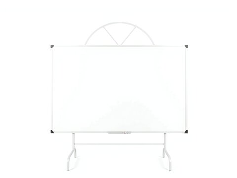 Modern white tv stand with arch design