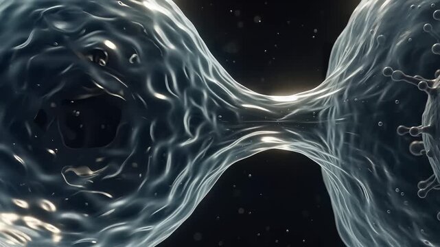 Endoplasmic reticulum vesicle constriction and biological membrane surface tension