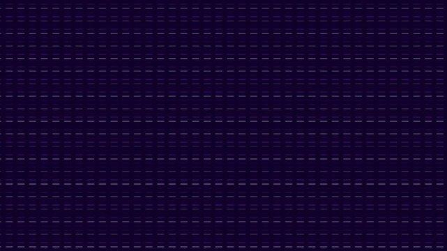 Dark purple digital data stream background, with moving horizontal, lines and glitch, effect abstract technology