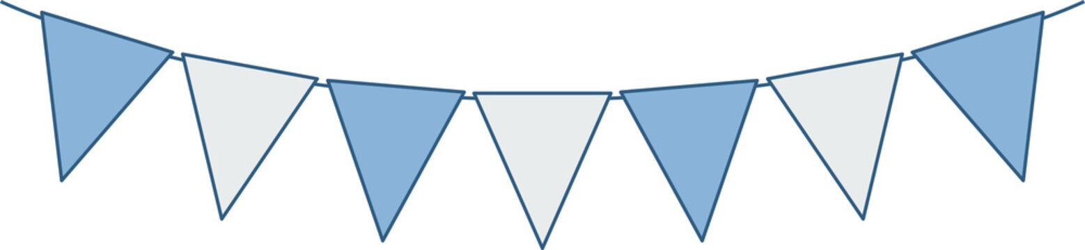 Banderines Patrios Argentinos PNG | 25 de Mayo, 9 de Julio