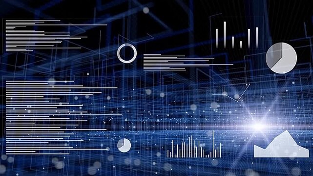 Abstract digital data visualization