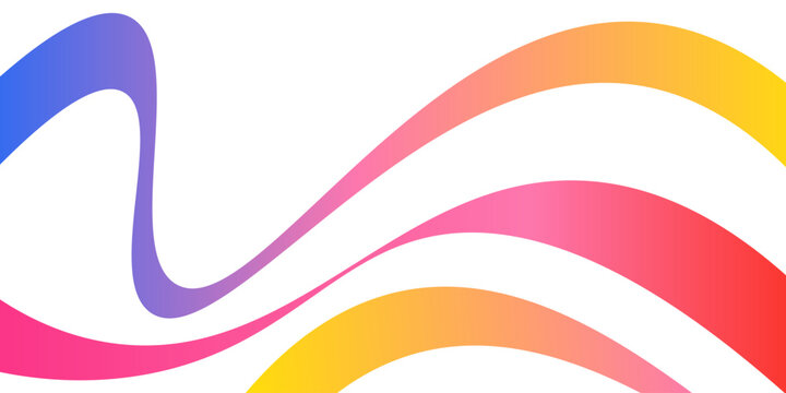Dynamic Color Lines Splashes Pattern. Vector Background with Flowing Rainbow Lines. Curve and Wave Swirl Ribbons Bg.