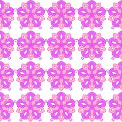 Fototapeta premium seamless floral pattern pink