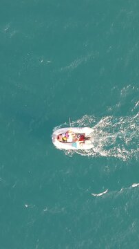 Speed ​​Boat at Sea