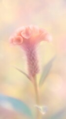Fototapeta premium Soft pastel floral dreamscape mobile wallpaper