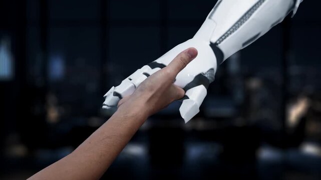A hand reaching towards glowing data icons illustrates the concept of digital transformation, data management, and innovative technology solutions in modern business settings. Synapse