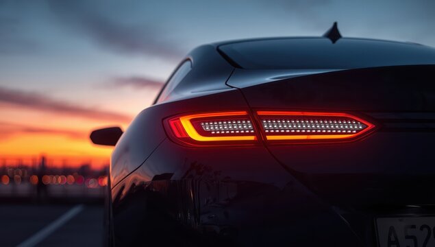 LED taillights that differentiate light from the background.