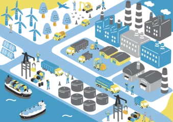 港湾工業地帯の風景 © kid_a