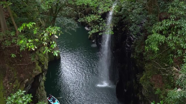 宮崎県　高千穂峡の滝