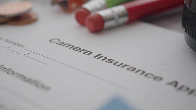 Camera insurance application process in detail