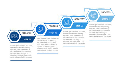 Fototapeta premium modern infographics options banner