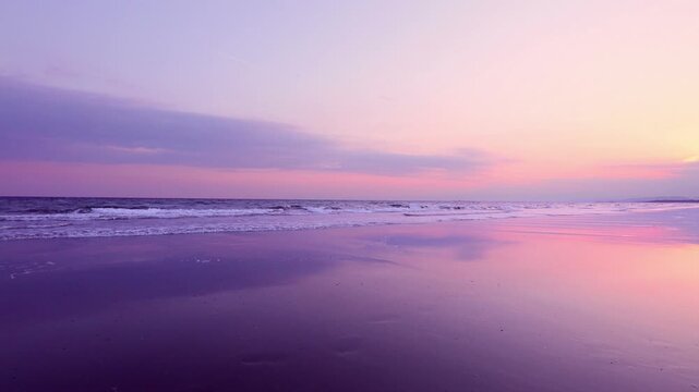 湘南海岸の夕景