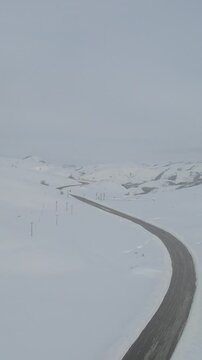 Snow Covered Road
