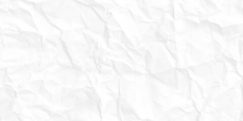 Fototapeta premium Abstract Crumpled white paper background. Crumpled white paper abstract shape background with space paper for text. 