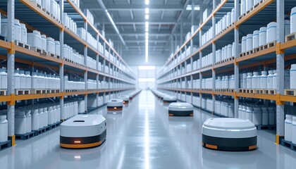 Obraz premium AI Medical Supply Chain Management