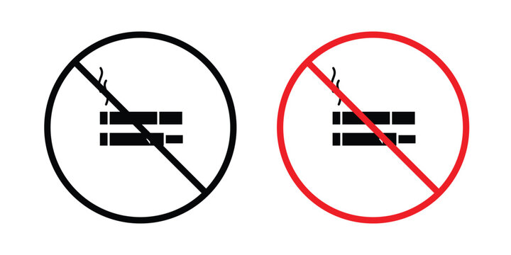 No smoking including electronic cigarettes sign