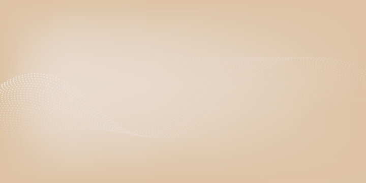 Futuristic abstract background with white dot waves for creative graphic design. Soft gradients. Vector illustration.