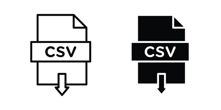 Download CSV file icon