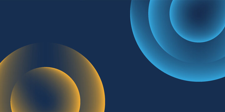 Abstract futuristic neon circle gradient background. Dynamic vibrant geometric sphere template for creative graphic presentation, poster, and modern layout.