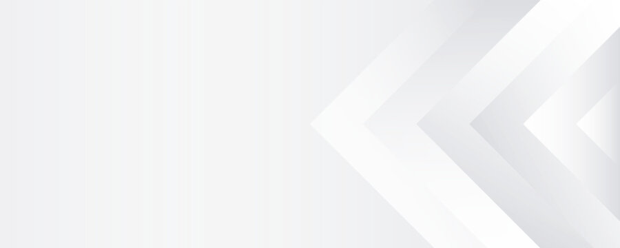 Abstract white and grey arrows futuristic technology background concept high-speed movement. Dynamic motion hi tech digital arrows and stripes.