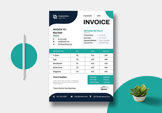 Invoice Template Layout