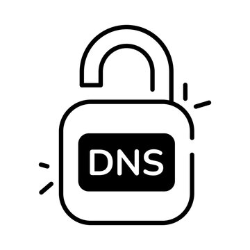 Premium download icon of dns security 