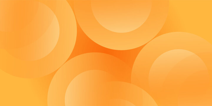 Abstract Orange Gradient Circle Pattern Background