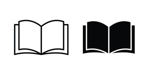 Plakat Book open icon