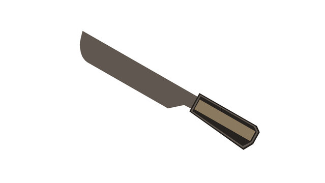 knife isolated on white background