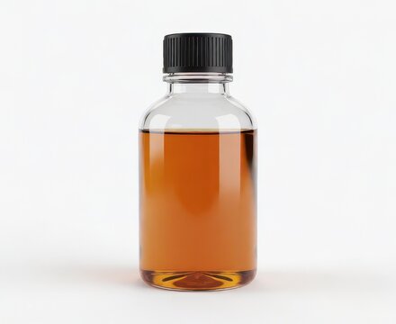Aviation testing equipment featuring fuel sample bottle in laboratory environment