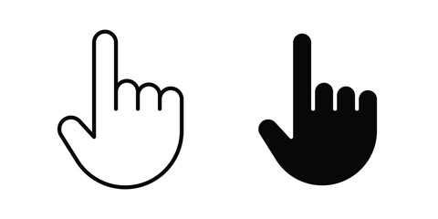 Fototapeta premium Cursor finger icon