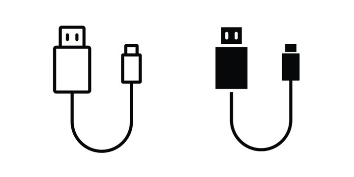 USB cable icon