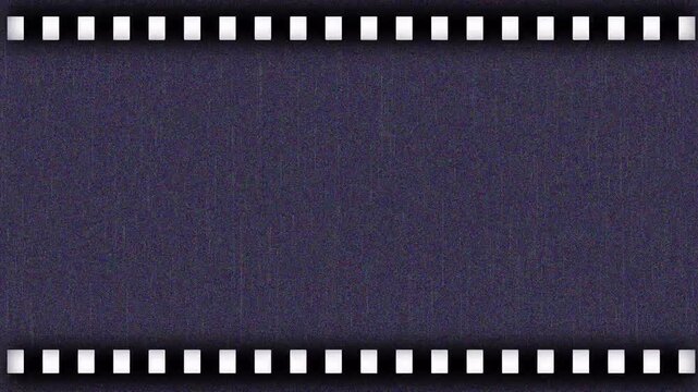 background of this film strip features a dark purplish, grainy texture with a vertical scratch effect that evokes a retro or vintage cinematic feel.