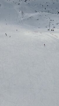 Ski Resort Aerial View